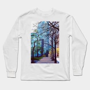 'Tryon Street, Charlotte NC' Long Sleeve T-Shirt